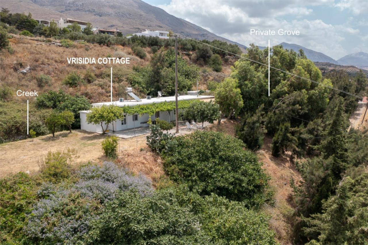Vrisidia Cottage - Nature, Seaview & Relax Plakiás Exterior foto